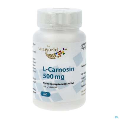 L-carnosin Kapseln 500mg Vegetarisch Vita World 60st, A-Nr.: 4836304 - 02