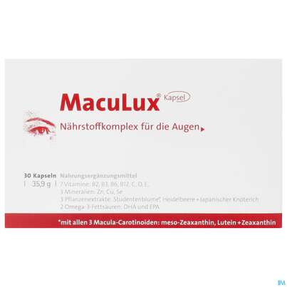 Maculux Kapseln Monatspackung 30st, A-Nr.: 5373214 - 01