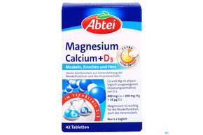 Magnesium +calcium +d3 Tabl Abtei 42st, A-Nr.: 2969254 - 01