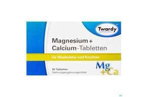 Magnesium +calcium Tabl Twardy 60st, A-Nr.: 3482778 - 01