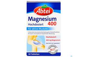 Magnesium Kapseln 400 Abtei 30st, A-Nr.: 3551290 - 01