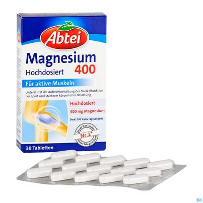 Magnesium Kapseln 400 Abtei 30st, A-Nr.: 3551290 - 04