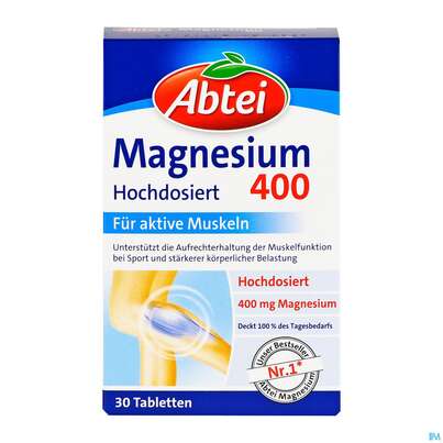 Magnesium Kapseln 400 Abtei 30st, A-Nr.: 3551290 - 06