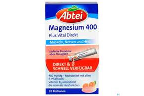 Magnesium Vital Direkt Granulat 400+ Abtei 5000030657 20st, A-Nr.: 3839559 - 01