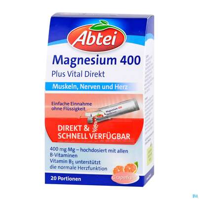 Magnesium Vital Direkt Granulat 400+ Abtei 5000030657 20st, A-Nr.: 3839559 - 02