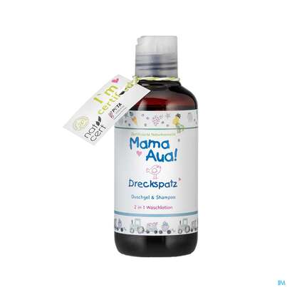 Sie sehen eine Packung Mama-aua Dreckspatz 2in1 Naturwasch 200ml, Produktbild: 01 Mama-aua Dreckspatz 2in1 Naturwasch 200ml, A-Nr.: 5448857 - 01