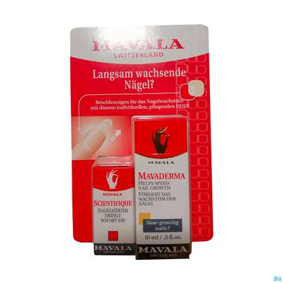 Sie sehen eine Packung Mavala Duo 440 Langsam Wachs.naegel 12ml, Produktbild: 01 Mavala Duo 440 Langsam Wachs.naegel 12ml, A-Nr.: 4270506 - 01