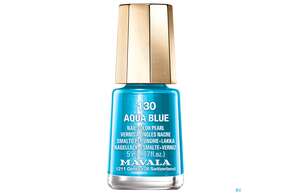 Sie sehen eine Packung Mavala Nagellacke 130 Aqua Blue 5ml, Produktbild: 01 Mavala Nagellacke 130 Aqua Blue 5ml, A-Nr.: 3442201 - 01