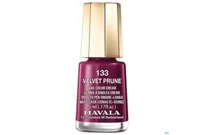 Sie sehen eine Packung Mavala Nagellacke 133 Velv Prun 5ml, Produktbild: 01 Mavala Nagellacke 133 Velv Prun 5ml, A-Nr.: 4270334 - 01