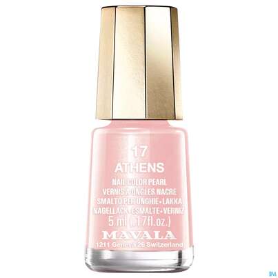 Sie sehen eine Packung Mavala Nagellacke 17 Athens 5ml, Produktbild: 01 Mavala Nagellacke 17 Athens 5ml, A-Nr.: 3652861 - 01