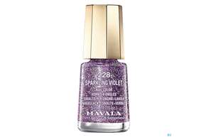 Sie sehen eine Packung Mavala Nagellacke 228 Sparkling Violet 5ml, Produktbild: 01 Mavala Nagellacke 228 Sparkling Violet 5ml, A-Nr.: 3885269 - 01