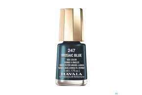 Sie sehen eine Packung Mavala Nagellacke 247 Musaic Bl 5ml, Produktbild: 01 Mavala Nagellacke 247 Musaic Bl 5ml, A-Nr.: 3416468 - 01