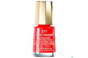 Sie sehen eine Packung Mavala Nagellacke 277 Smily Orange 5ml, Produktbild: 01 Mavala Nagellacke 277 Smily Orange 5ml, A-Nr.: 4321304 - 01