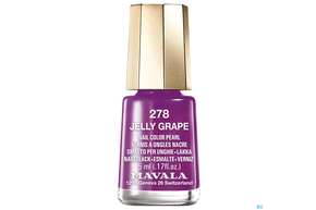 Sie sehen eine Packung Mavala Nagellacke 278 Jelly Grape 5ml, Produktbild: 01 Mavala Nagellacke 278 Jelly Grape 5ml, A-Nr.: 4321310 - 01