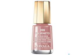 Sie sehen eine Packung Mavala Nagellacke 289 Glam Via Veneto 5ml, Produktbild: 01 Mavala Nagellacke 289 Glam Via Veneto 5ml, A-Nr.: 3693104 - 01