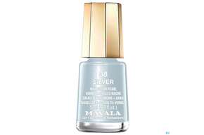 Sie sehen eine Packung Mavala Nagellacke 38 Silber 5ml, Produktbild: 01 Mavala Nagellacke 38 Silber 5ml, A-Nr.: 3652393 - 01