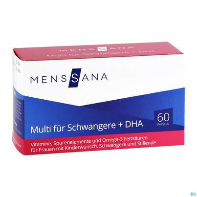 Multi Schwangere +dha Menssana Kapseln 60st, A-Nr.: 3288912 - 01