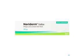 Sie sehen eine Packung Neriderm Salbe Tb 30g, Produktbild: 01 Neriderm Salbe Tb 30g, A-Nr.: 0558707 - 01