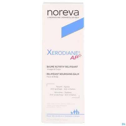 Sie sehen eine Packung Noreva Xerodiane Ap+ Balsam Tube 200ml, Produktbild: 02 Noreva Xerodiane Ap+ Balsam Tube 200ml, A-Nr.: 4606811 - 02