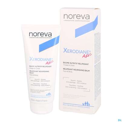Sie sehen eine Packung Noreva Xerodiane Ap+ Balsam Tube 200ml, Produktbild: 07 Noreva Xerodiane Ap+ Balsam Tube 200ml, A-Nr.: 4606811 - 07