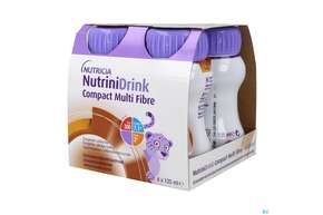 Nutrini/drink Flasche Comp Multifibre 125ml Schoko-karamell 4st, A-Nr.: 5857662 - 01