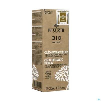 Sie sehen eine Packung Nuxe Bio Rice Oil Extrakt Ultimat Night Recovery Oil 30ml, Produktbild: 02 Nuxe Bio Rice Oil Extrakt Ultimat Night Recovery Oil 30ml, A-Nr.: 5607793 - 02