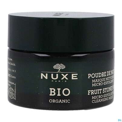 Sie sehen eine Packung Nuxe Bio/cleansing Mask Fruit Stone Powder Micro Exfoliating Mask 50ml, Produktbild: 04 Nuxe Bio/cleansing Mask Fruit Stone Powder Micro Exfoliating Mask 50ml, A-Nr.: 5607787 - 04