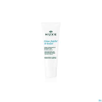 Sie sehen eine Packung Nuxe Creme/fraiche/de Beaute Moisturising Plumping Creme 2022 30ml, Produktbild: 01 Nuxe Creme/fraiche/de Beaute Moisturising Plumping Creme 2022 30ml, A-Nr.: 4079837 - 01