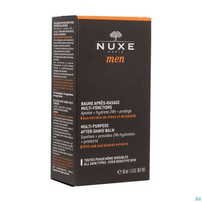Sie sehen eine Packung Nuxe Men Baume Apres Rasage Multi-fonctions 50ml, Produktbild: 02 Nuxe Men Baume Apres Rasage Multi-fonctions 50ml, A-Nr.: 4080496 - 02