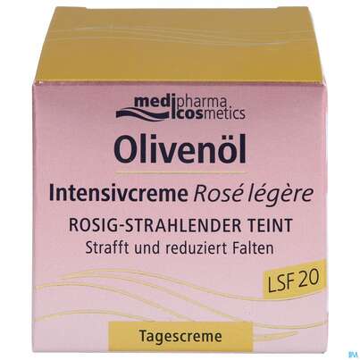 Sie sehen eine Packung Oliven Oel/intensivcreme Rose Legere Lsf20 50ml, Produktbild: 01 Oliven Oel/intensivcreme Rose Legere Lsf20 50ml, A-Nr.: 5072346 - 01