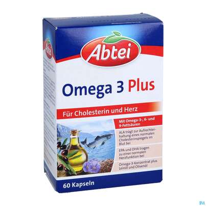 Omega -3 Kapseln Abtei Titandioxidfrei 50000 60st, A-Nr.: 5746193 - 03