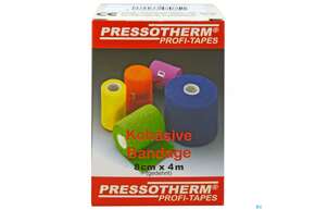 Pressotherm Bandage Kohaesive Elastische Fixierbinde Selbst Haftend Gelb 8cmx 1st, A-Nr.: 4251012 - 01