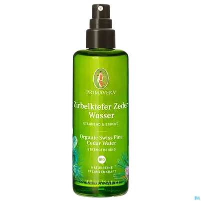 Sie sehen eine Packung Primavera Bio Pflanzenwasser Zirbelkiefer Zeder 100ml, Produktbild: 02 Primavera Bio Pflanzenwasser Zirbelkiefer Zeder 100ml, A-Nr.: 5732280 - 02