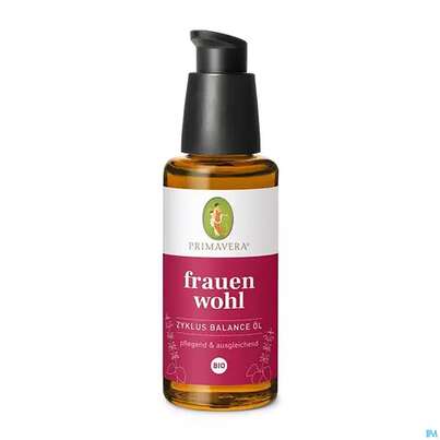 Sie sehen eine Packung Primavera Frauenwohl Zyklus Balance Oel Bio 50ml, Produktbild: 01 Primavera Frauenwohl Zyklus Balance Oel Bio 50ml, A-Nr.: 5377809 - 01