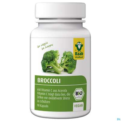 Sie sehen eine Packung Raab Bio Broccoli Kapseln 90 Kapseln, Produktbild: 03 Raab Bio Broccoli Kapseln 90 Kapseln, A-Nr.: 4757349 - 03