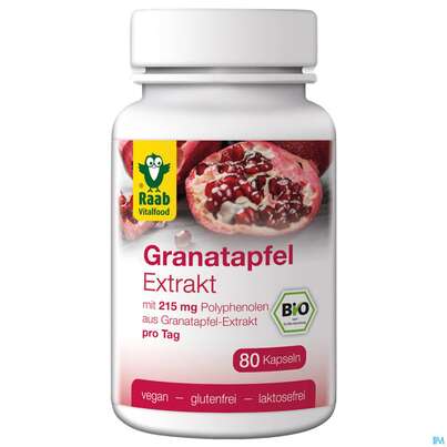 Raab Bio Granatapfel Extrakt Kapseln 80 Kapseln, A-Nr.: 5225991 - 03