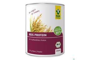 Sie sehen eine Packung Raab Bio Reis Protein Pulver 125g, Produktbild: 01 Raab Bio Reis Protein Pulver 125g, A-Nr.: 4366399 - 01
