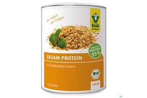 Sie sehen eine Packung Raab Bio Sesam Protein Pulver 110g, Produktbild: 01 Raab Bio Sesam Protein Pulver 110g, A-Nr.: 4367039 - 01