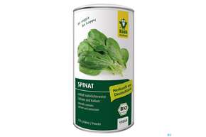 Sie sehen eine Packung Raab Bio Spinat Pulver 210g, Produktbild: 01 Raab Bio Spinat Pulver 210g, A-Nr.: 4531645 - 01