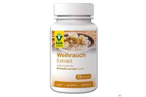 Sie sehen eine Packung Raab Weihrauch Kapseln 75 Kapseln, Produktbild: 01 Raab Weihrauch Kapseln 75 Kapseln, A-Nr.: 4531585 - 01