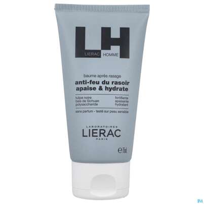 Sie sehen eine Packung Rasiercreme,-seife,-wasser Lierac Homme After Shave Balm 75ml, Produktbild: 01 Rasiercreme,-seife,-wasser Lierac Homme After Shave Balm 75ml, A-Nr.: 5607876 - 01