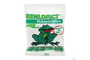 Sie sehen eine Packung Remlofect Halspastillen Eukaliptus 50g, Produktbild: 01 Remlofect Halspastillen Eukaliptus 50g, A-Nr.: 5297832 - 01