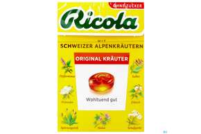 Sie sehen eine Packung Ricola Original Kraeuter Box 50g, Produktbild: 01 Ricola Original Kraeuter Box 50g, A-Nr.: 5627488 - 01