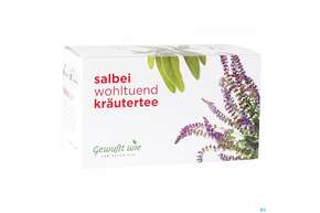 Sie sehen eine Packung Salbei Tee Gewusst Wie Beute 20st, Produktbild: 01 Salbei Tee Gewusst Wie Beute 20st, A-Nr.: 4622709 - 01