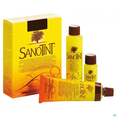 Sie sehen eine Packung Sanotint Classic Haarfarbe Nr 3 Naturbraun 125ml, Produktbild: 01 Sanotint Classic Haarfarbe Nr 3 Naturbraun 125ml, A-Nr.: 3987320 - 01