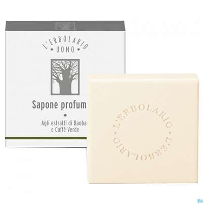 Sie sehen eine Packung Seifen L Erbolario Baobab Uomo 041.7 100g, Produktbild: 01 Seifen L Erbolario Baobab Uomo 041.7 100g, A-Nr.: 3934022 - 01