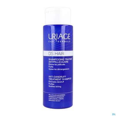 Sie sehen eine Packung Shampoon Uriage/ds Hair Anti-schuppen 200ml, Produktbild: 03 Shampoon Uriage/ds Hair Anti-schuppen 200ml, A-Nr.: 5618236 - 03