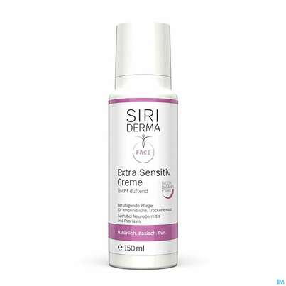 Sie sehen eine Packung Siriderma Extra Sensitiv Creme Leicht Duftend 150ml, Produktbild: 02 Siriderma Extra Sensitiv Creme Leicht Duftend 150ml, A-Nr.: 4156880 - 02