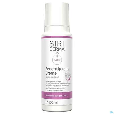 Sie sehen eine Packung Siriderma Feuchtigkeitscreme Leicht Duftend 150ml, Produktbild: 01 Siriderma Feuchtigkeitscreme Leicht Duftend 150ml, A-Nr.: 4156905 - 01