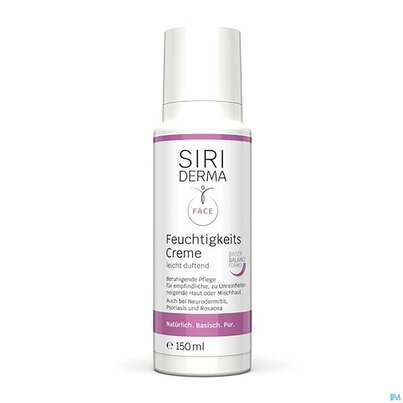 Sie sehen eine Packung Siriderma Feuchtigkeitscreme Leicht Duftend 150ml, Produktbild: 02 Siriderma Feuchtigkeitscreme Leicht Duftend 150ml, A-Nr.: 4156905 - 02